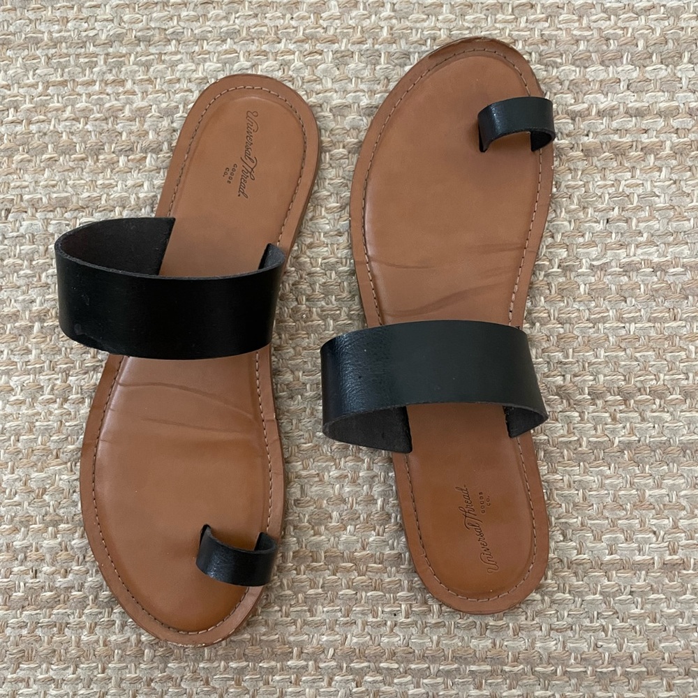 Universal Thread (Target) black sandals
